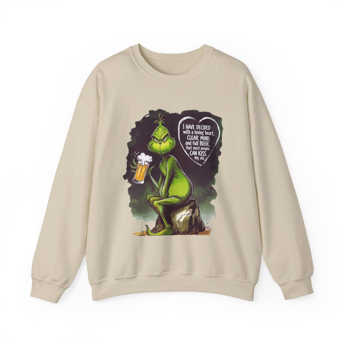 I Have Decided Grinch Unisex Heavy Blend™ Crewneck Sweatshirt
