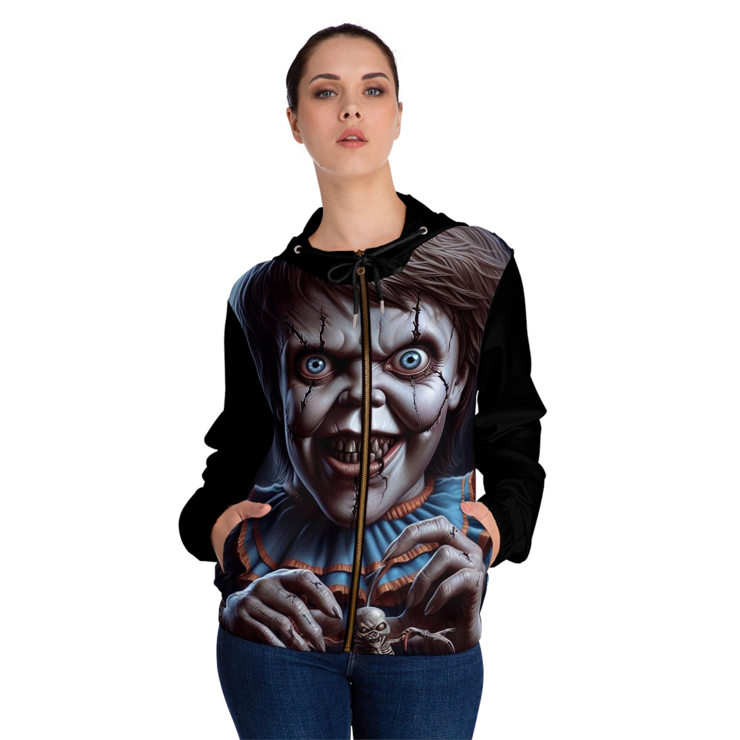 Want To Play Women’s Full-Zip Hoodie (AOP)