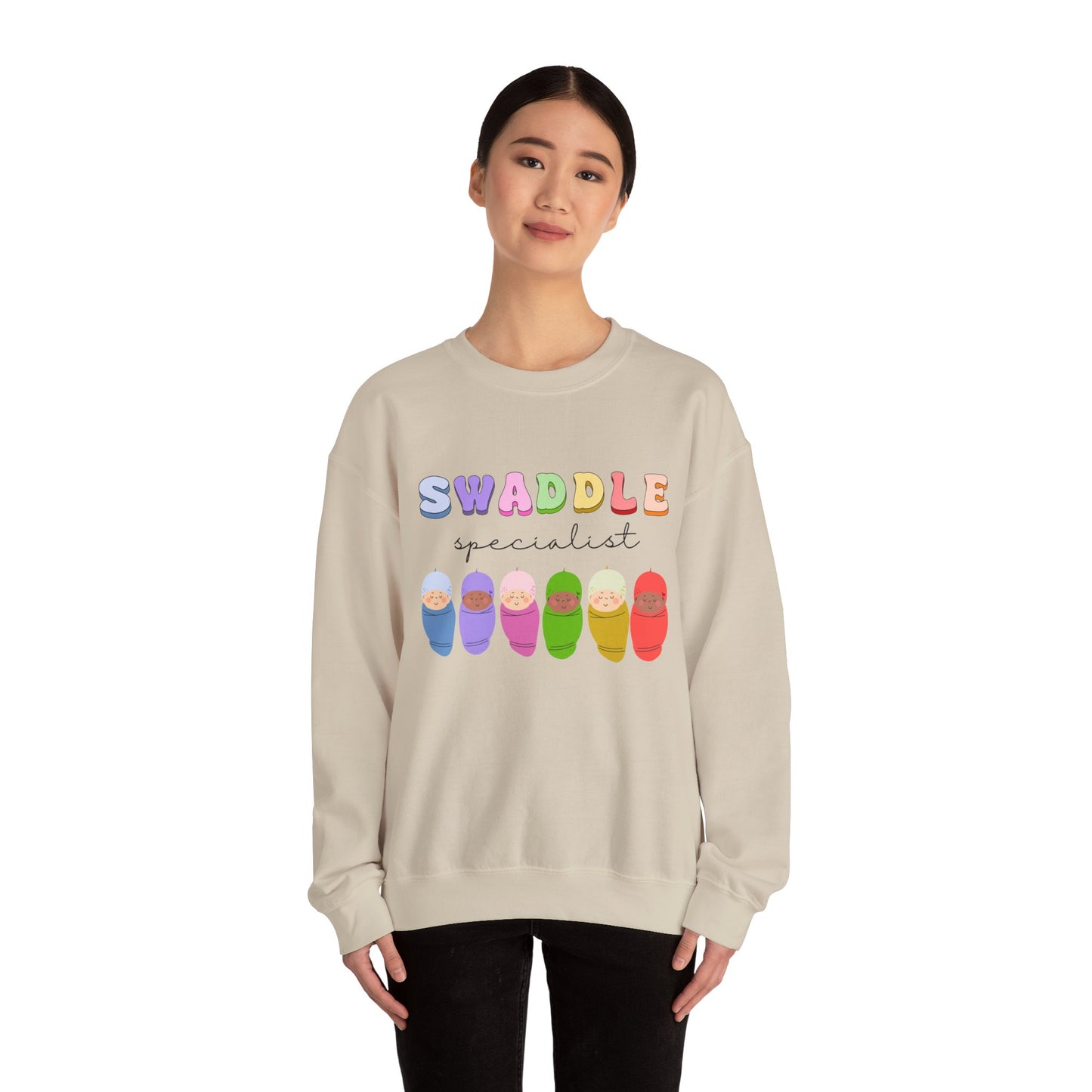 Swaddle Specialist  Unisex Heavy Blend™ Crewneck Sweatshirt