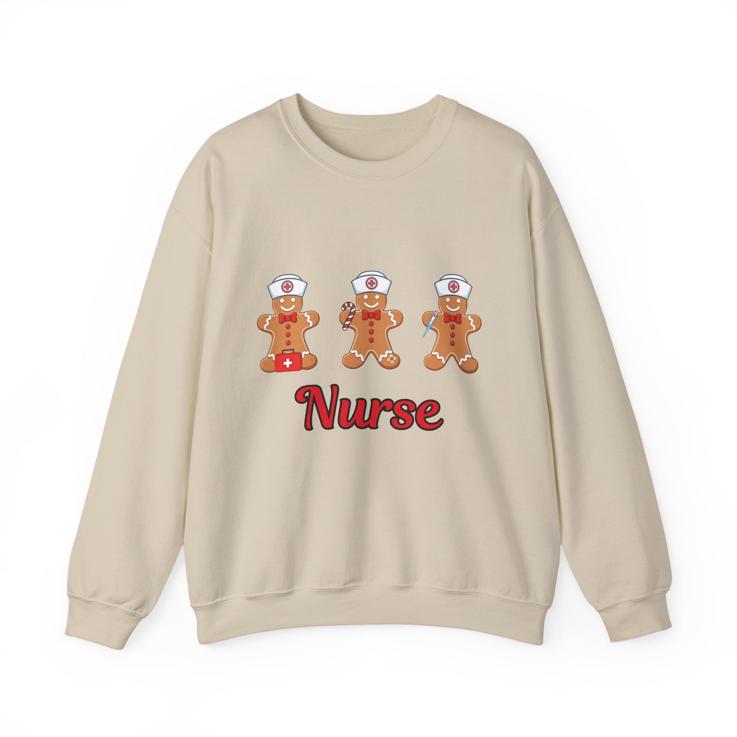 Nurse Gingerbread Unisex Heavy Blend™ Crewneck Sweatshirt