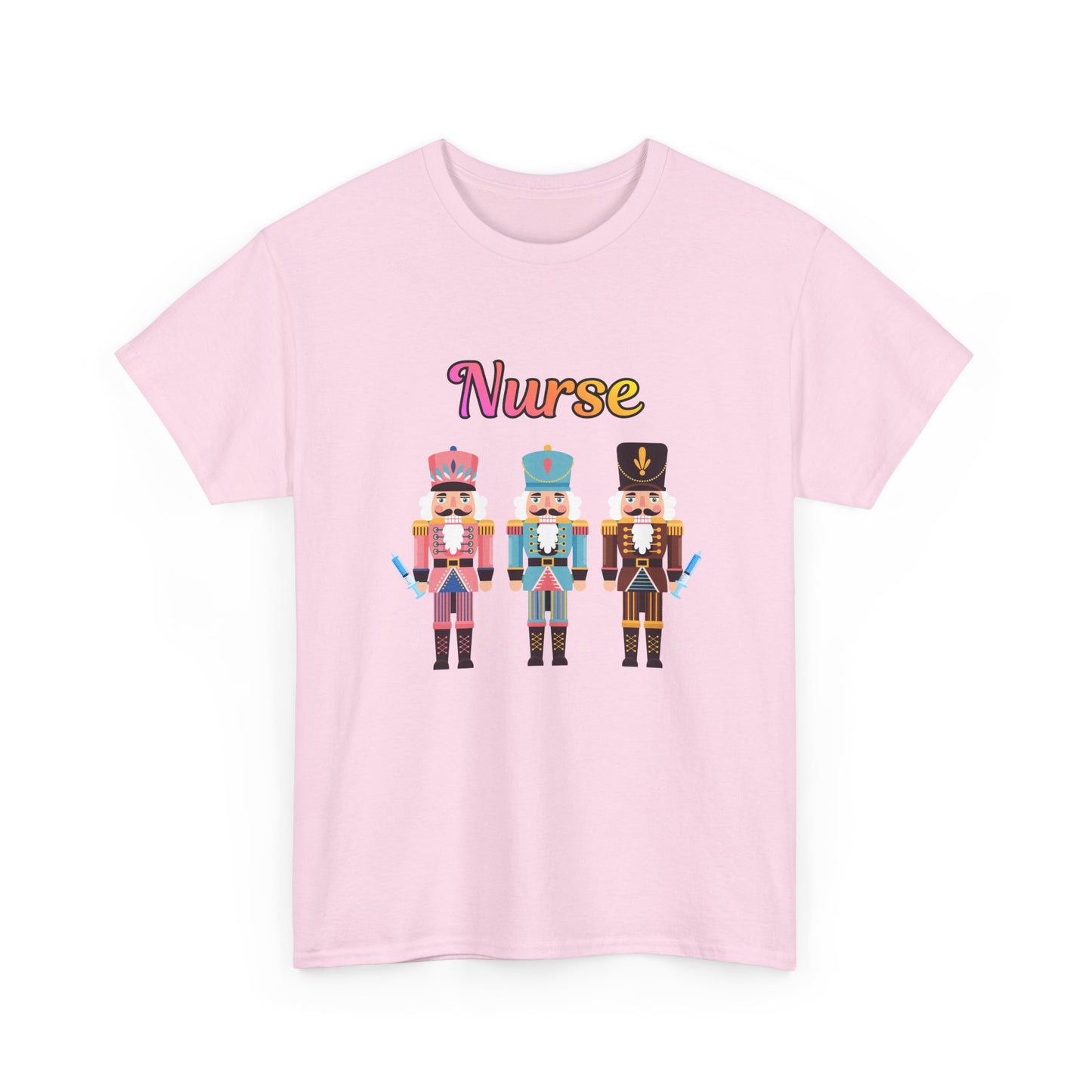 Nurse Nutcracker Unisex Heavy Cotton Tee
