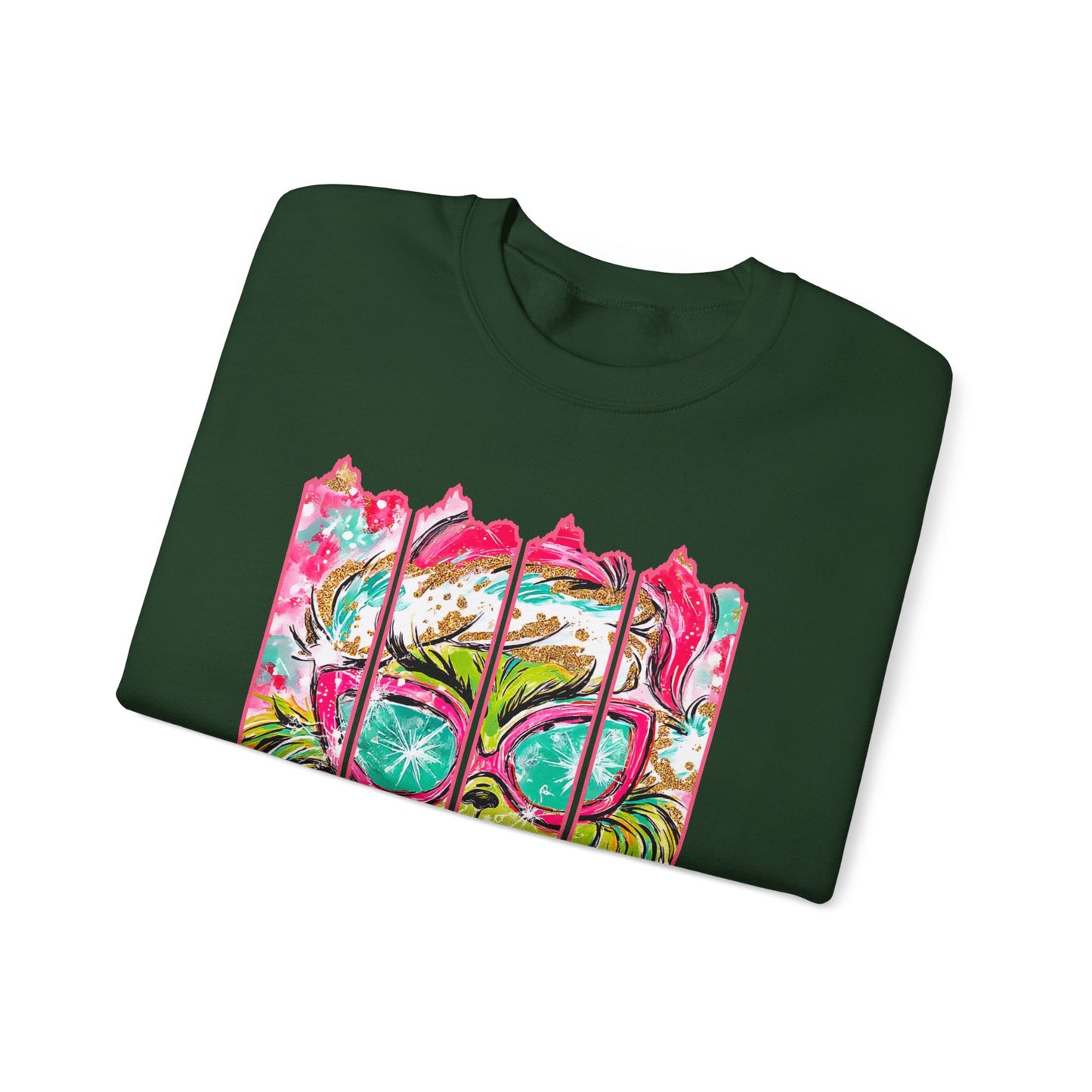 Merry Christmas Grinch Unisex Heavy Blend™ Crewneck Sweatshirt