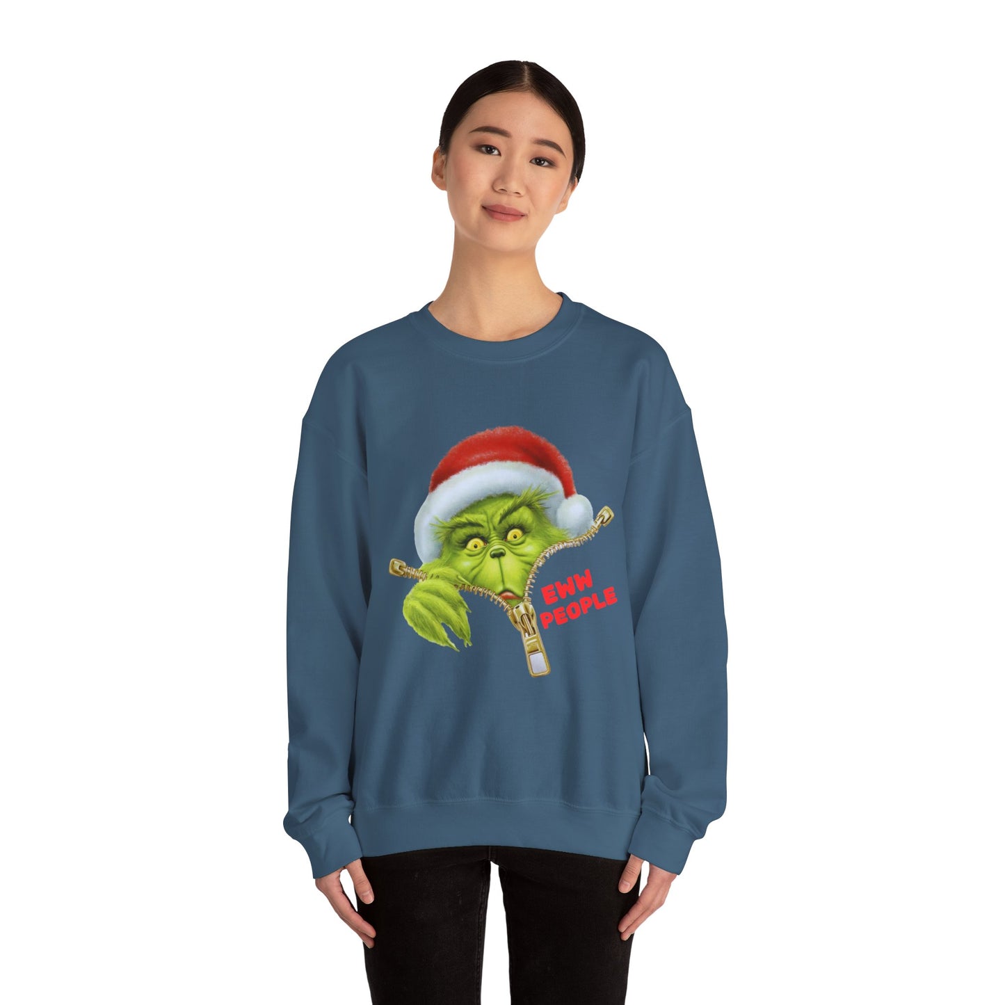 Eww People Grinch Unisex Heavy Blend™ Crewneck Sweatshirt