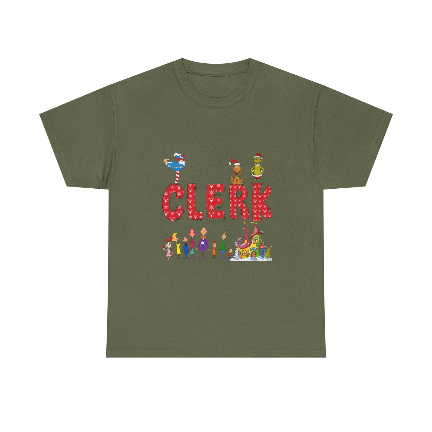 Clerk Grinch Unisex Heavy Cotton Tee