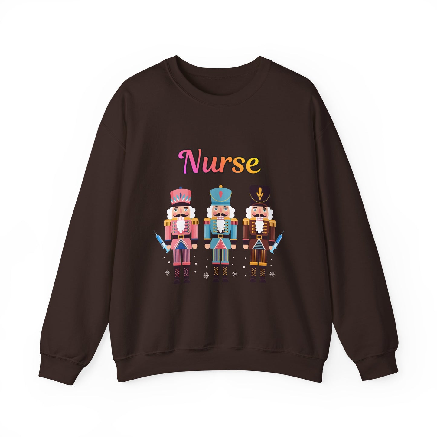 Nurse Nutcracker Unisex Heavy Blend™ Crewneck Sweatshirt