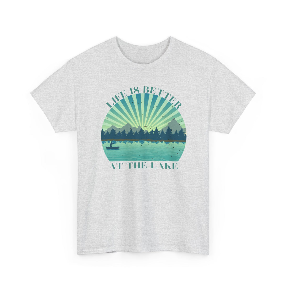 Life Is Better At The Lake Unisex Heavy Cotton Tee
