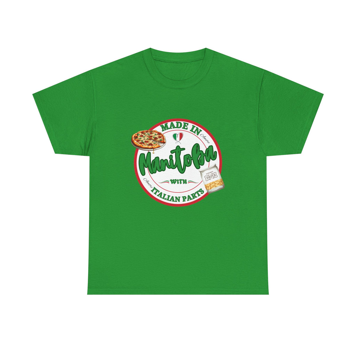 Made In Manitoba With Italian Parts Unisex Heavy Cotton Tee