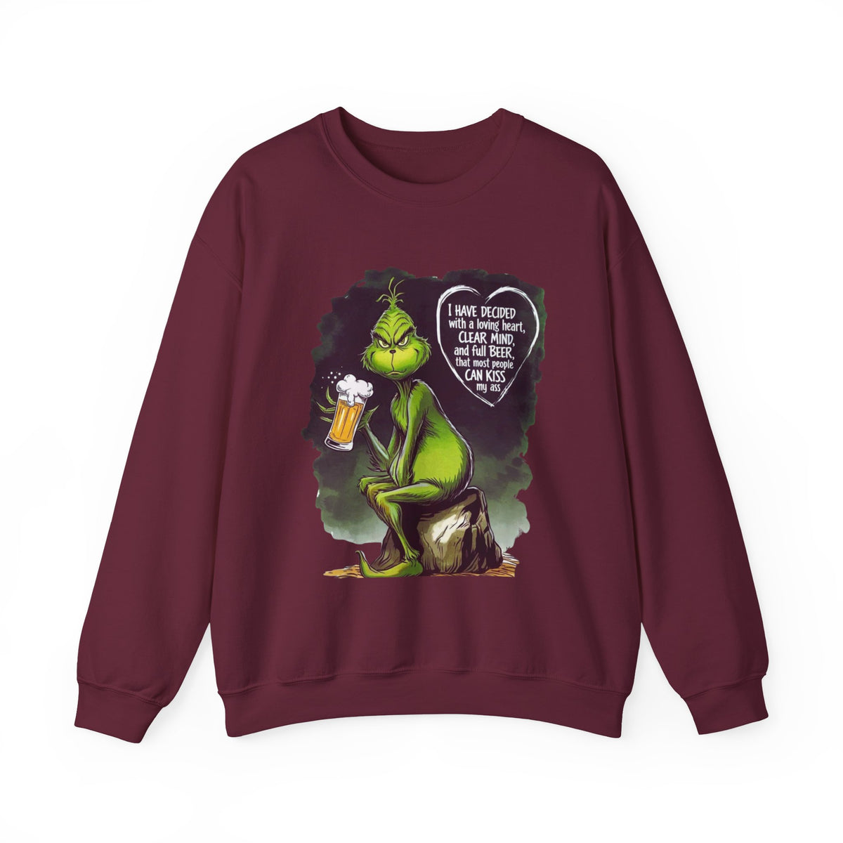 I Have Decided Grinch Unisex Heavy Blend™ Crewneck Sweatshirt