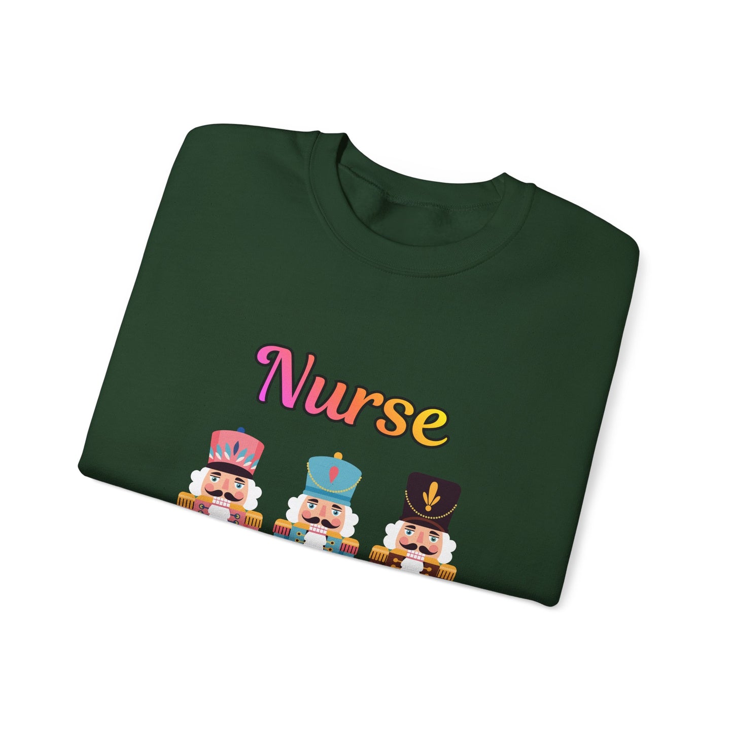 Nurse Nutcracker Unisex Heavy Blend™ Crewneck Sweatshirt