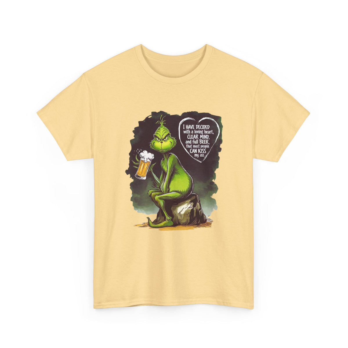 I Have Decided Grinch Unisex Heavy Cotton Tee