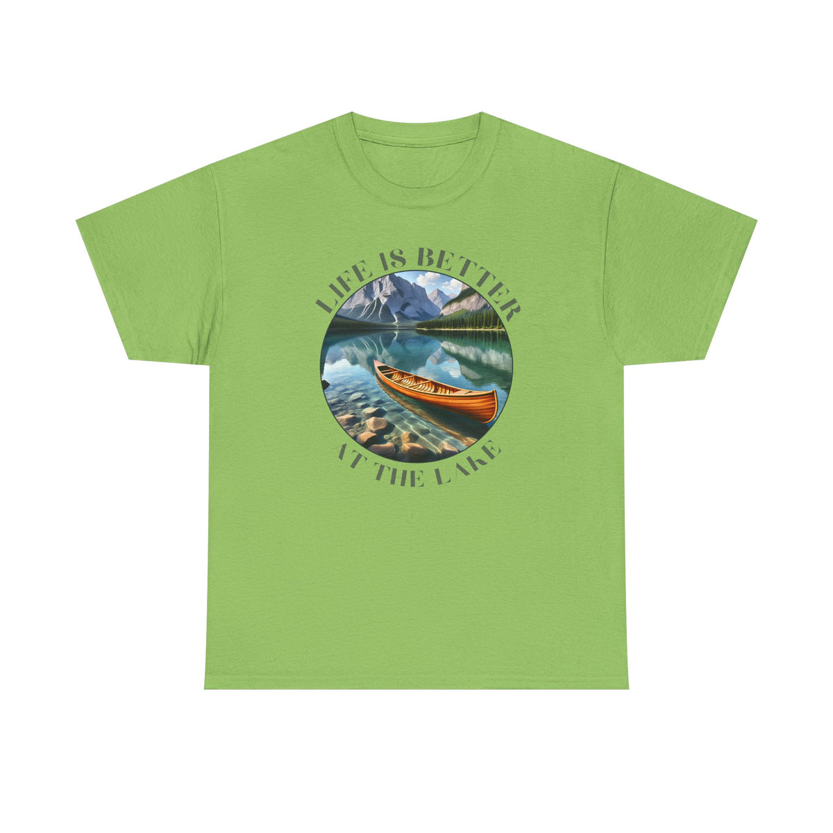 Life Is Better At The Lake Unisex Heavy Cotton Tee