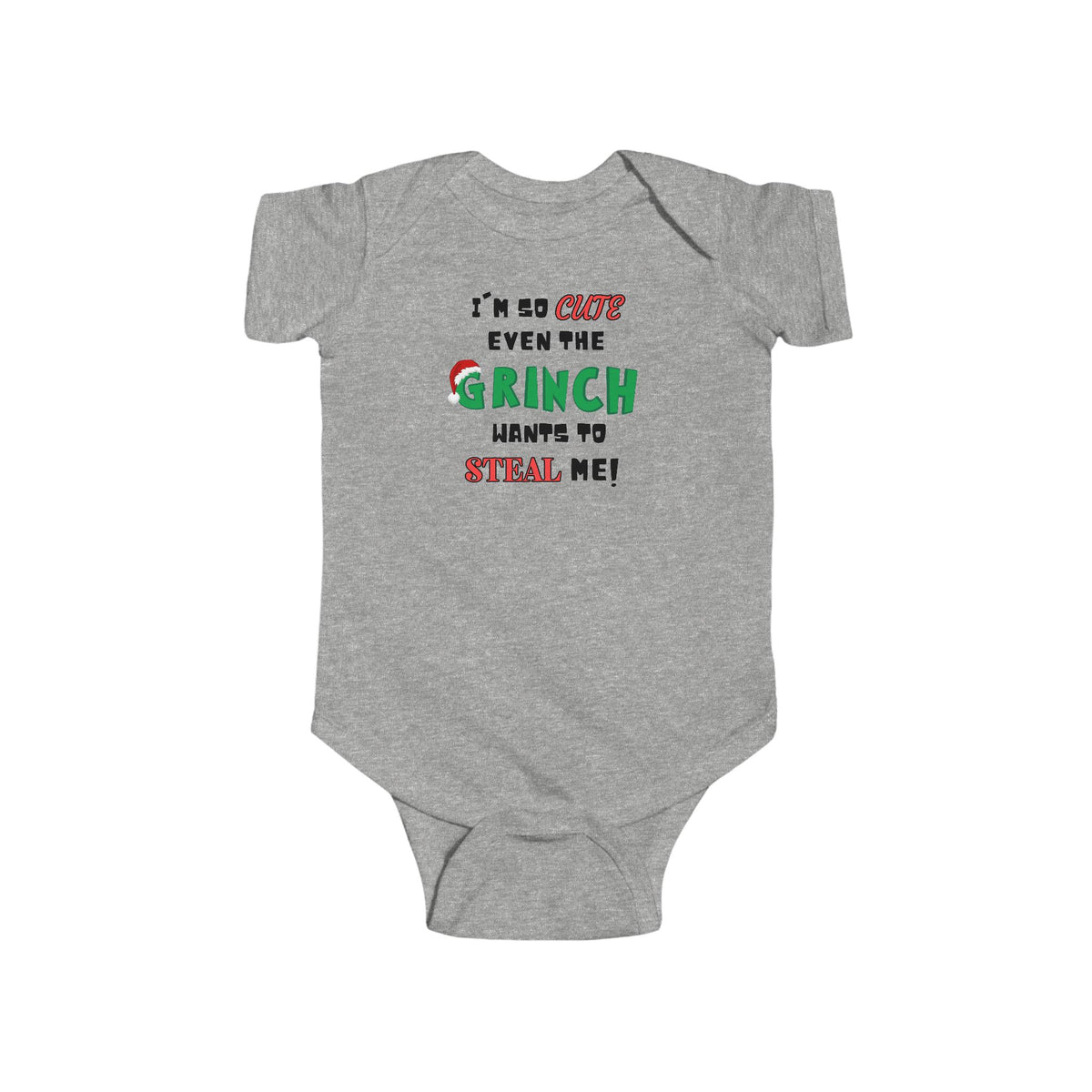 I'm So Cute Grinch Infant Fine Jersey Bodysuit