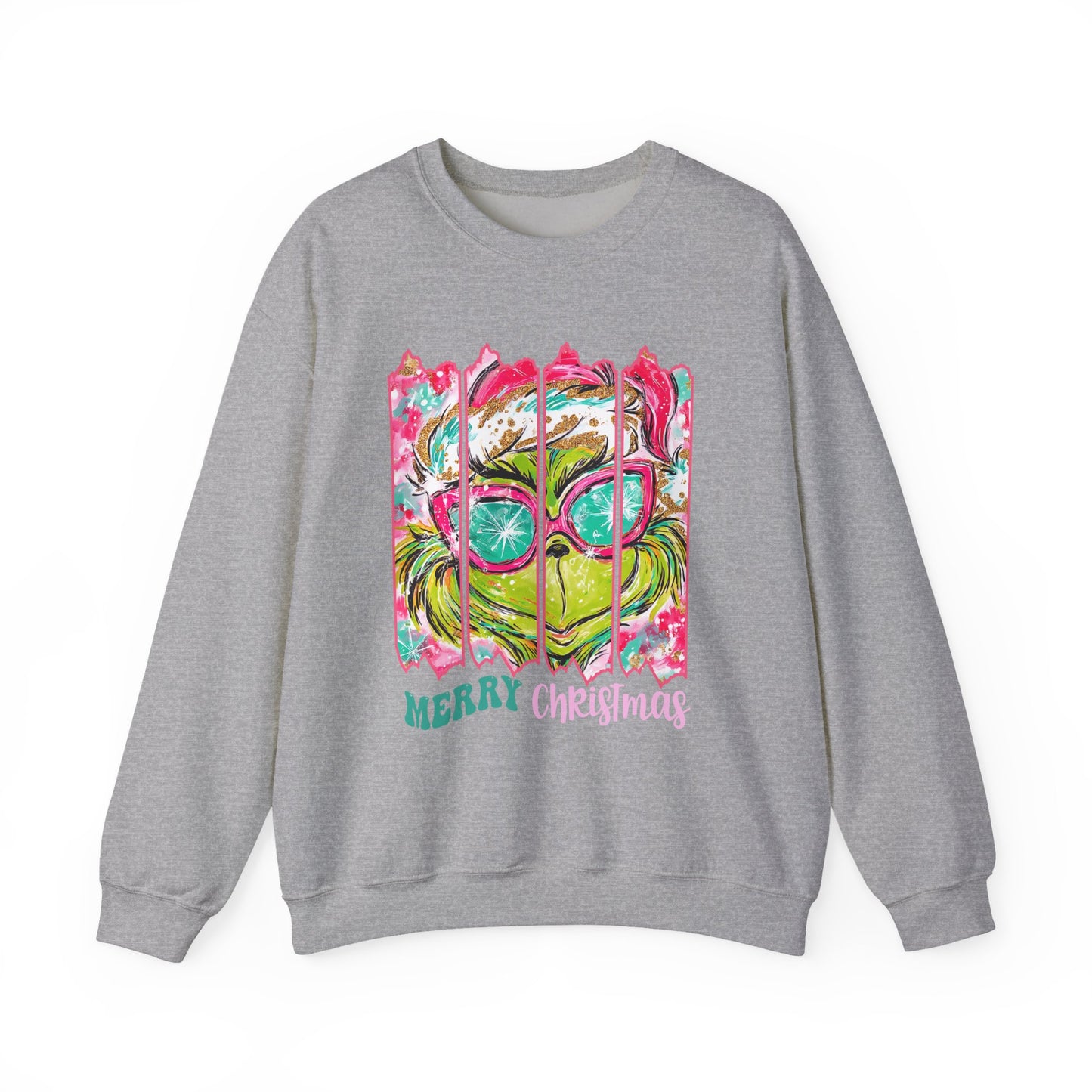 Merry Christmas Grinch Unisex Heavy Blend™ Crewneck Sweatshirt