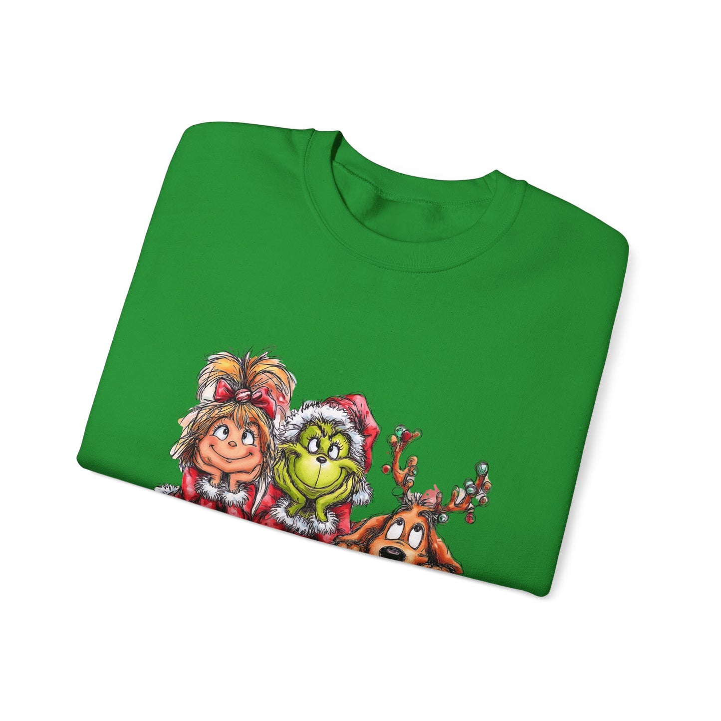 Tis The Season Grinch Unisex Heavy Blend™ Crewneck Sweatshirt