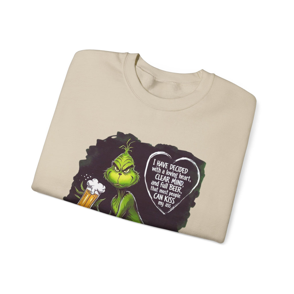 I Have Decided Grinch Unisex Heavy Blend™ Crewneck Sweatshirt