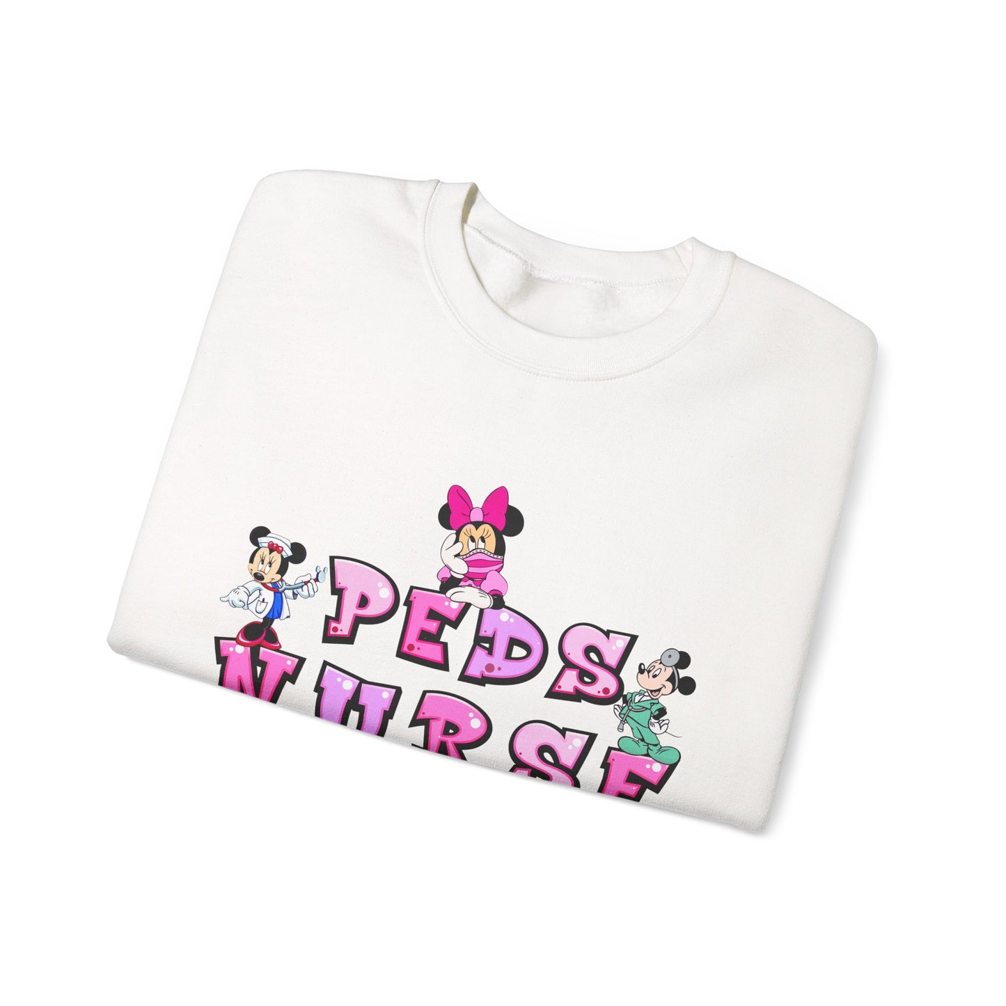 Peds Nurse Unisex Heavy Blend™ Crewneck Sweatshirt