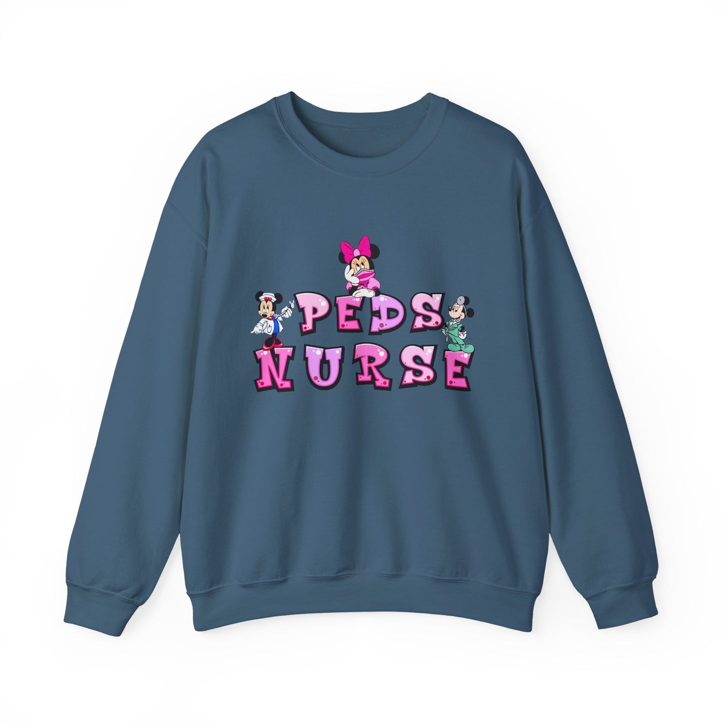 Peds Nurse Unisex Heavy Blend™ Crewneck Sweatshirt