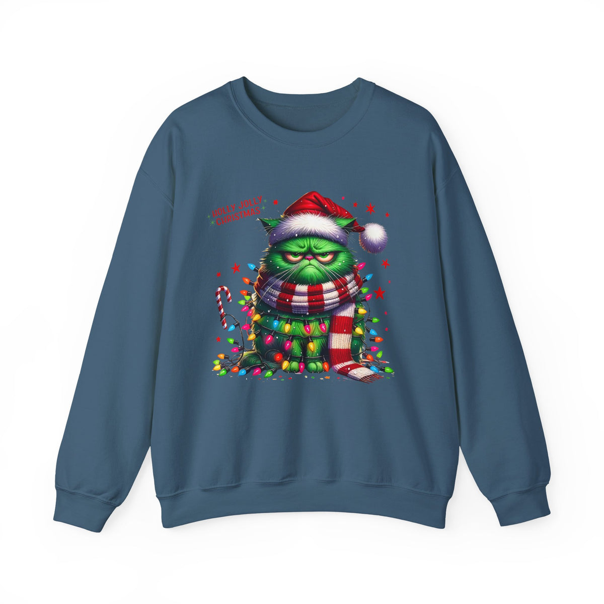 Holly Jolly Christmas Unisex Heavy Blend™ Crewneck Sweatshirt
