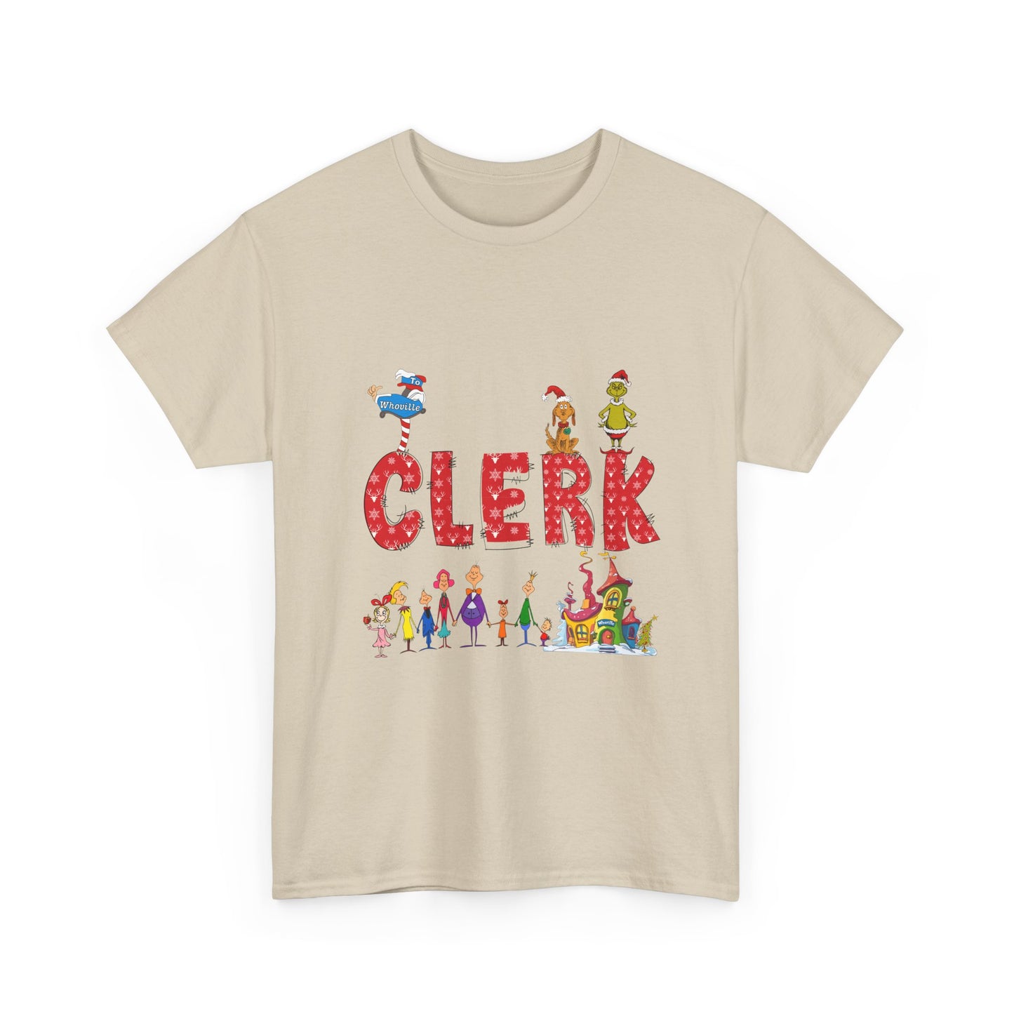 Clerk Grinch Unisex Heavy Cotton Tee