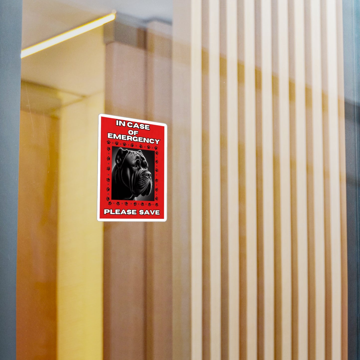 Pet Safety Rescue Vinyl Decal