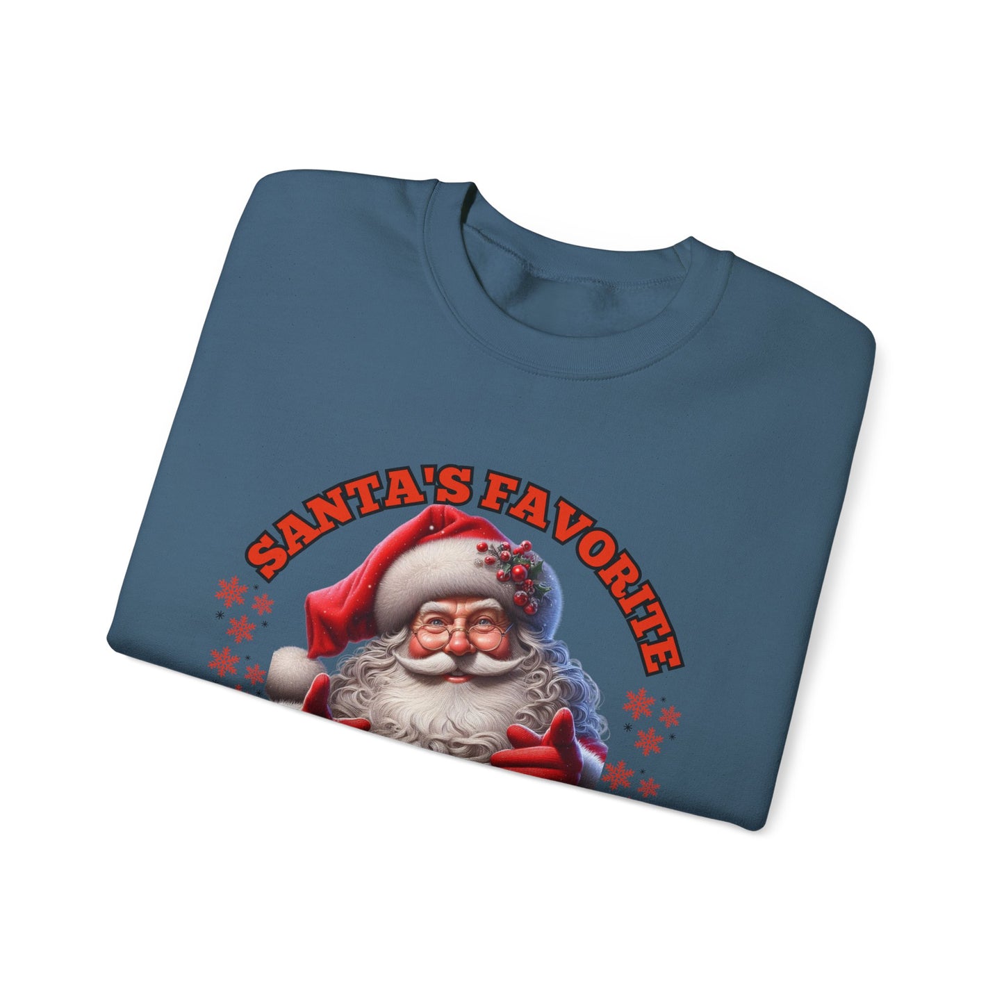 Santa's Favorite Nurse Unisex Heavy Blend™ Crewneck Sweatshirt