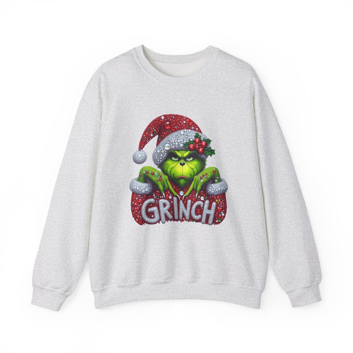 Glitter Grinch Unisex Heavy Blend™ Crewneck Sweatshirt