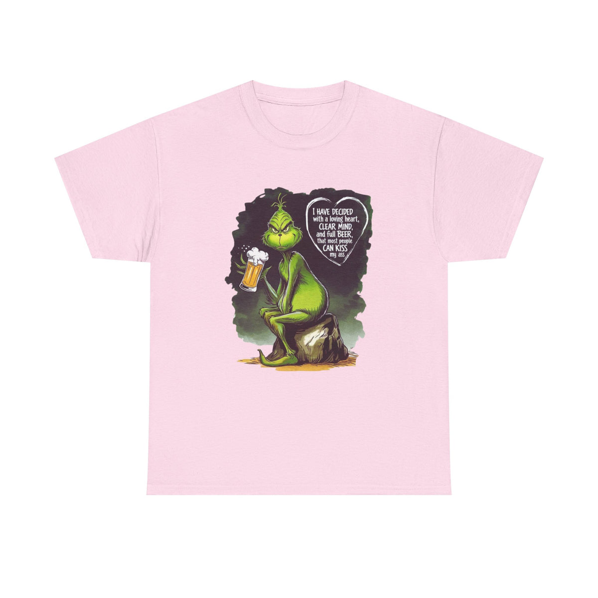 I Have Decided Grinch Unisex Heavy Cotton Tee