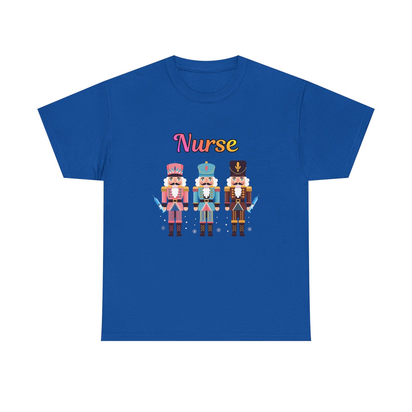 Nurse Nutcracker Unisex Heavy Cotton Tee