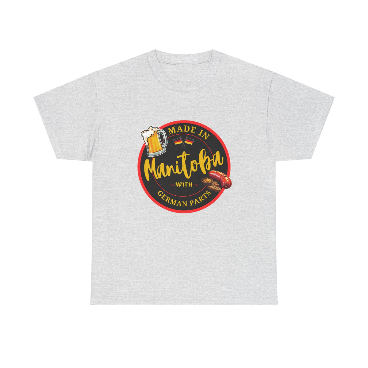 Made In Manitoba With German Parts Unisex Heavy Cotton Tee