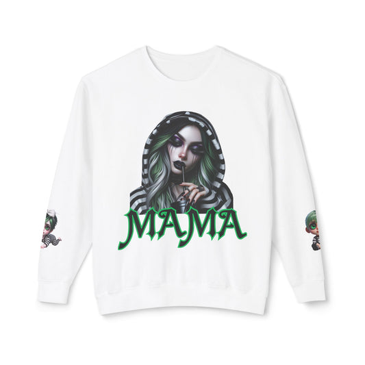 Mama Gothic Unisex Lightweight Crewneck Sweatshirt