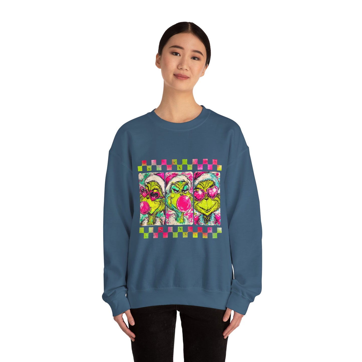 Pop Grinch Unisex Heavy Blend™ Crewneck Sweatshirt