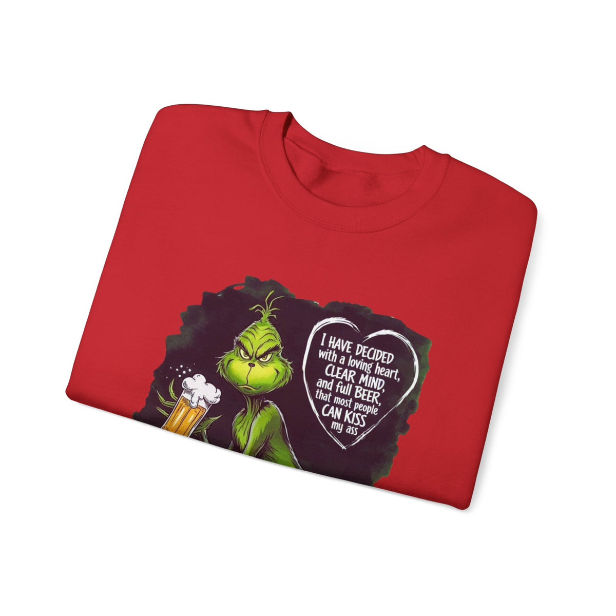 I Have Decided Grinch Unisex Heavy Blend™ Crewneck Sweatshirt