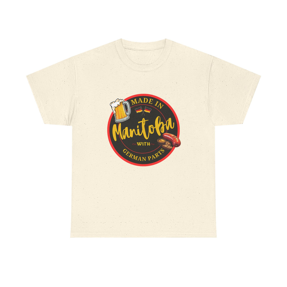 Made In Manitoba With German Parts Unisex Heavy Cotton Tee