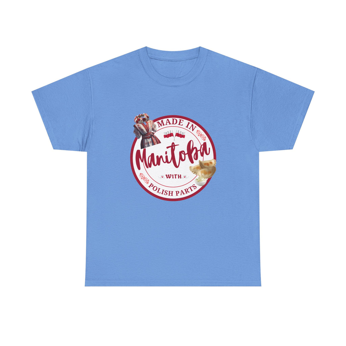 Made In Manitoba With Polish Parts Unisex Heavy Cotton Tee