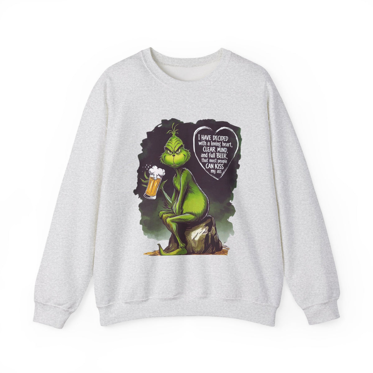 I Have Decided Grinch Unisex Heavy Blend™ Crewneck Sweatshirt