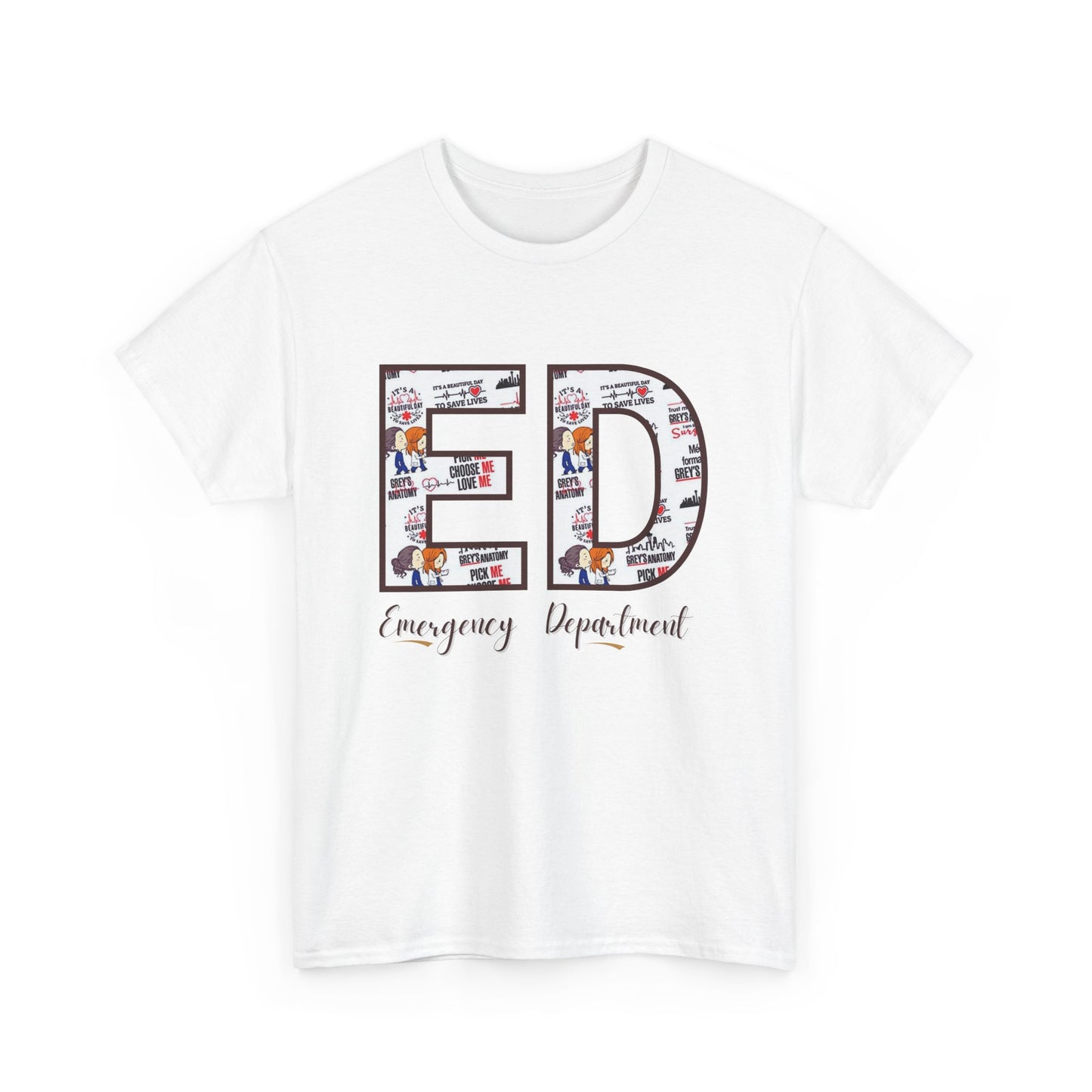 Grey's Anatomy ED Unisex Heavy Cotton Tee