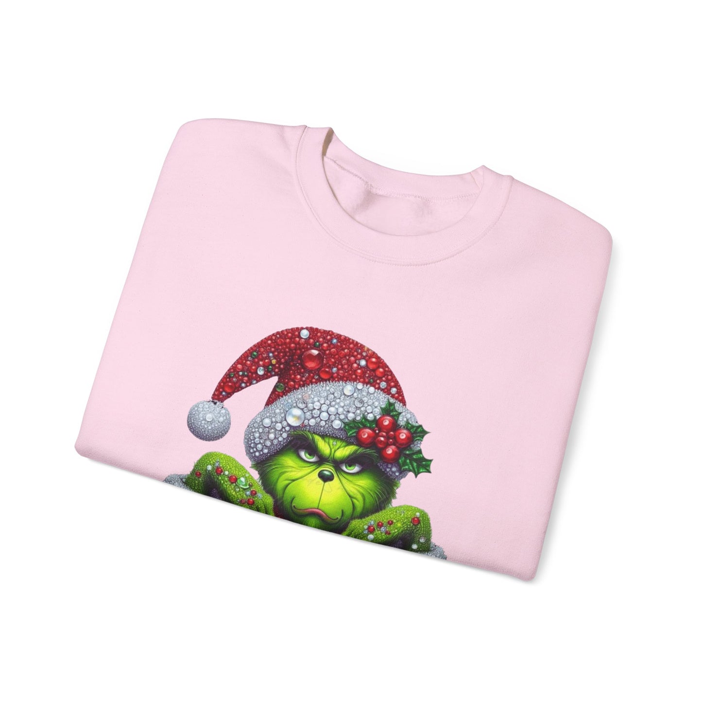 Glitter Grinch Unisex Heavy Blend™ Crewneck Sweatshirt