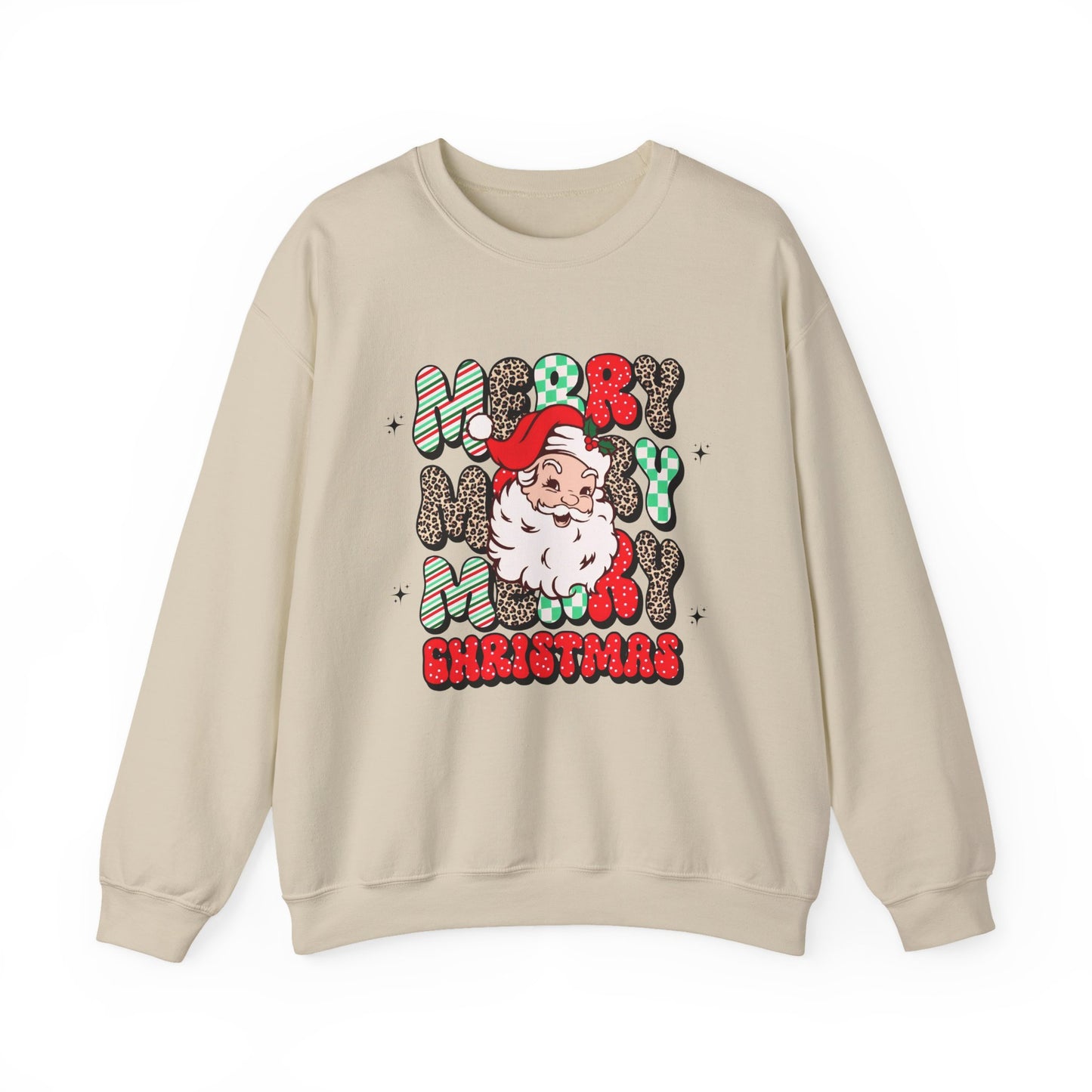 Merry Merry Christmas Unisex Heavy Blend™ Crewneck Sweatshirt