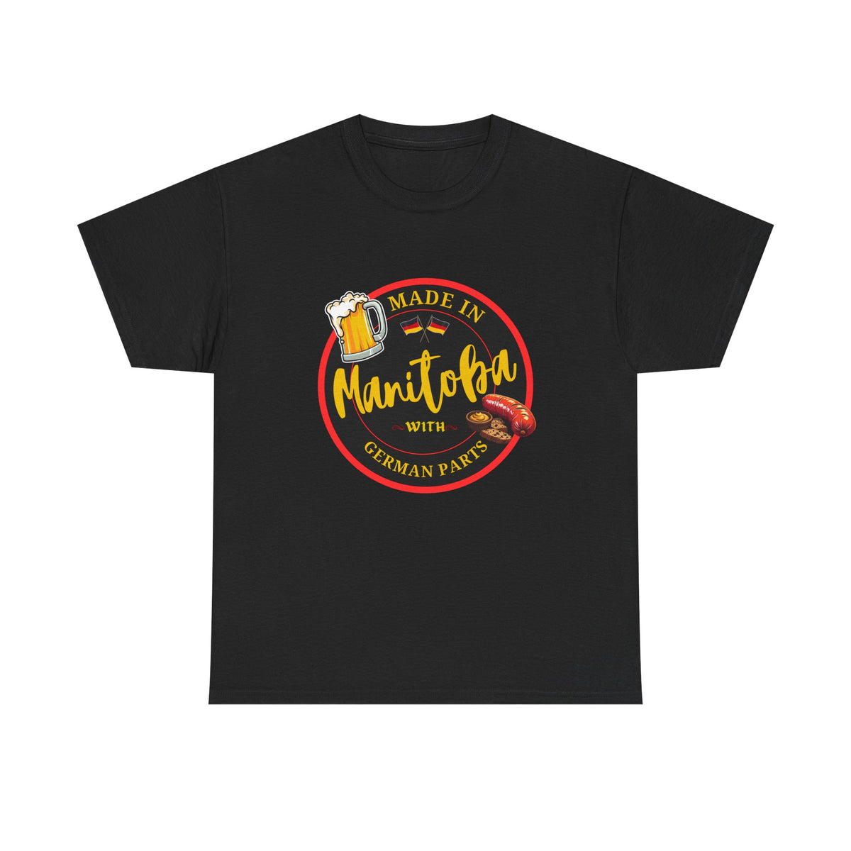 Made In Manitoba With German Parts Unisex Heavy Cotton Tee