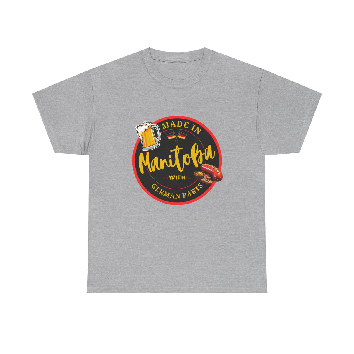 Made In Manitoba With German Parts Unisex Heavy Cotton Tee