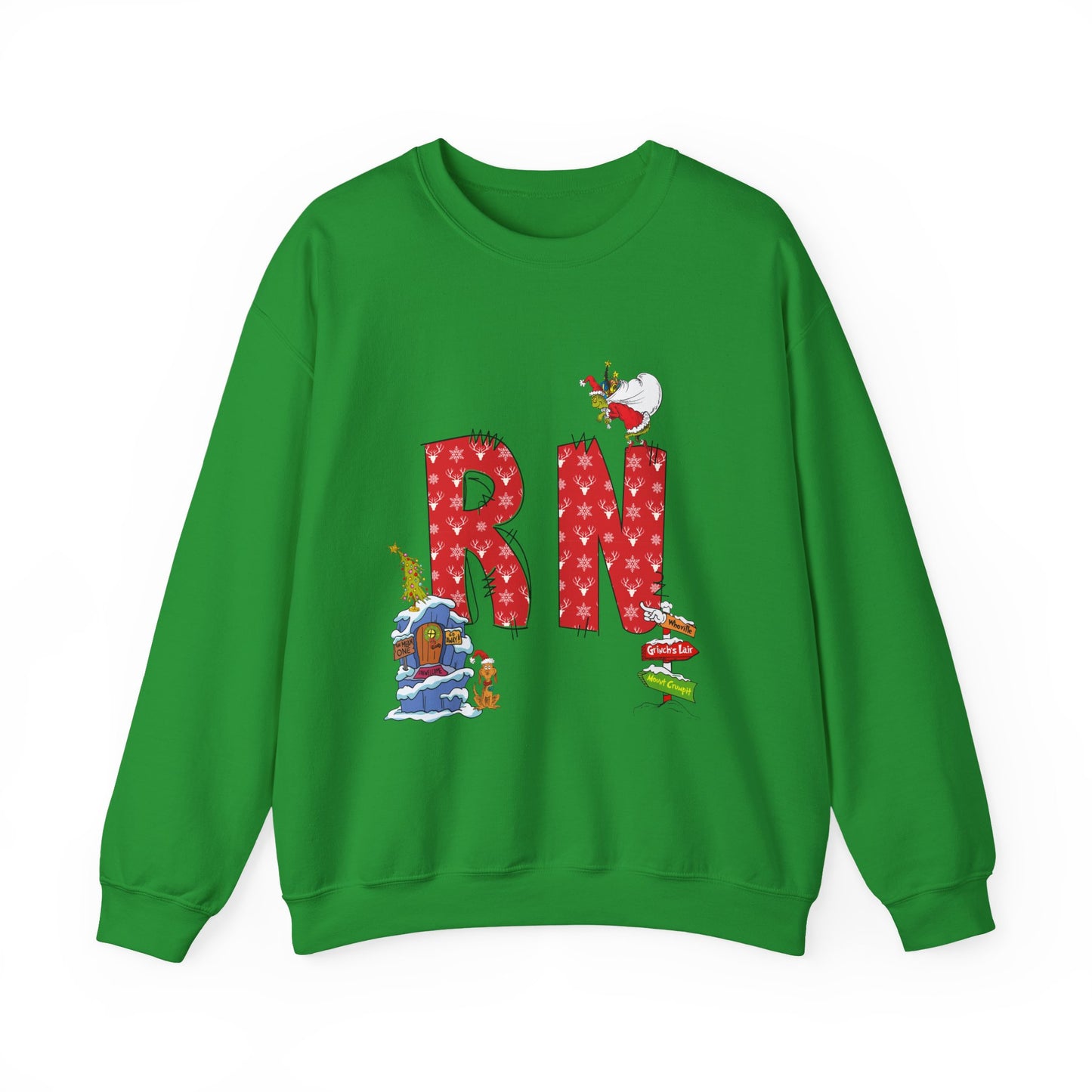RN Grinch Unisex Heavy Blend™ Crewneck Sweatshirt