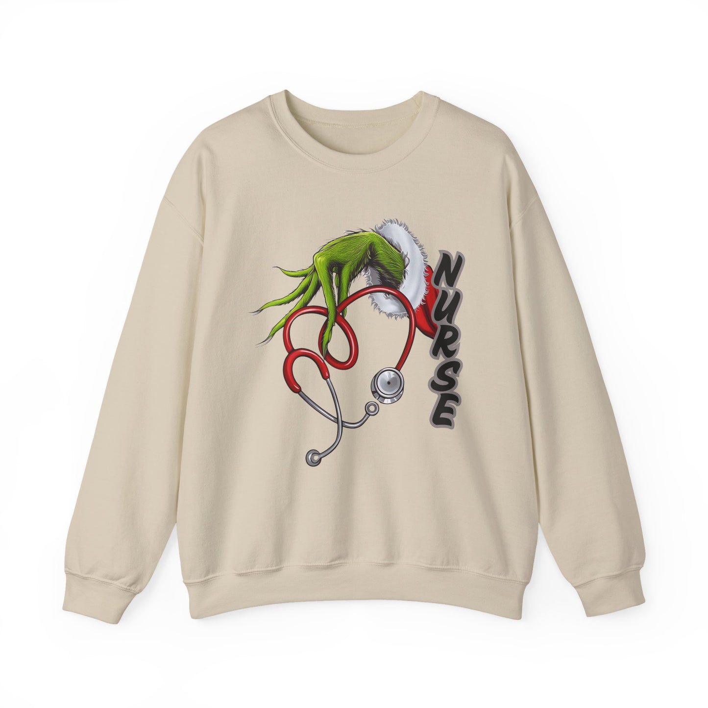 Stethoscope Nure Grinch Unisex Heavy Blend™ Crewneck Sweatshirt
