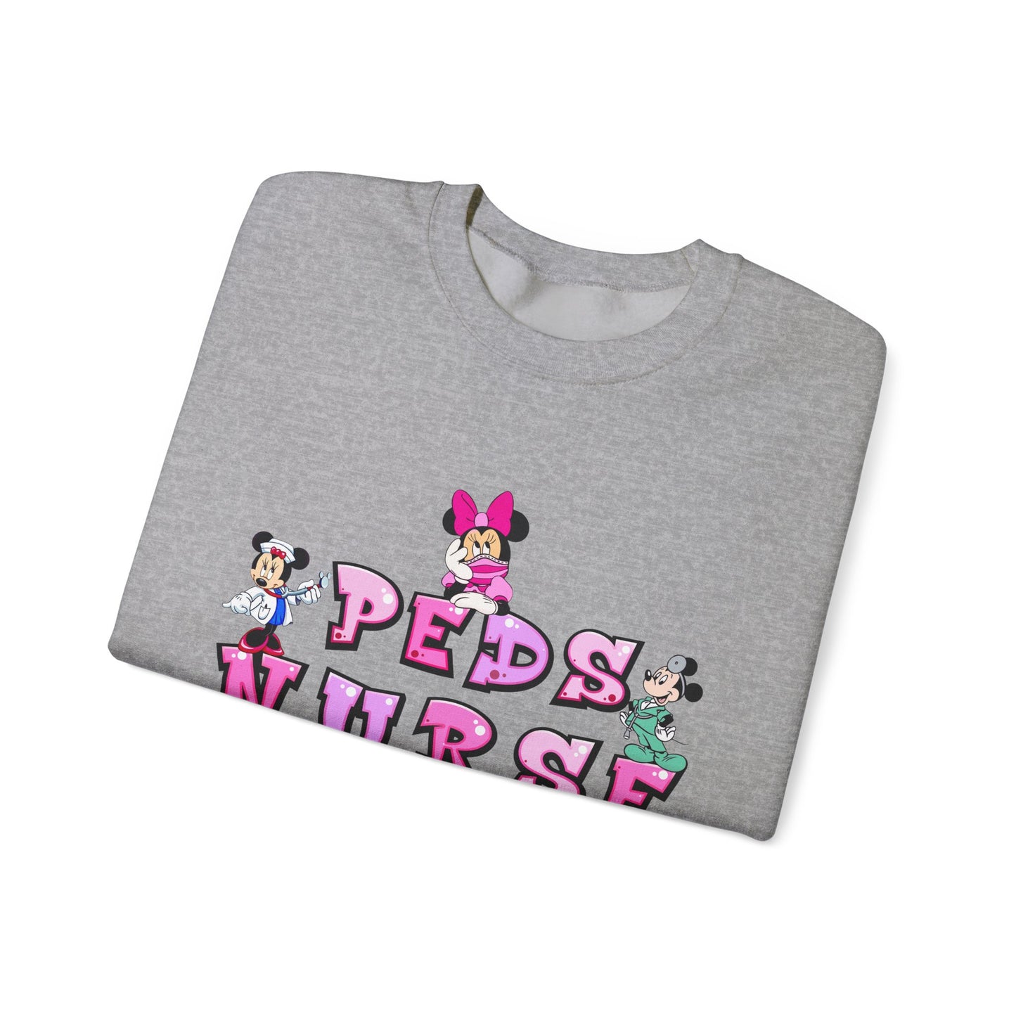 Peds Nurse Unisex Heavy Blend™ Crewneck Sweatshirt