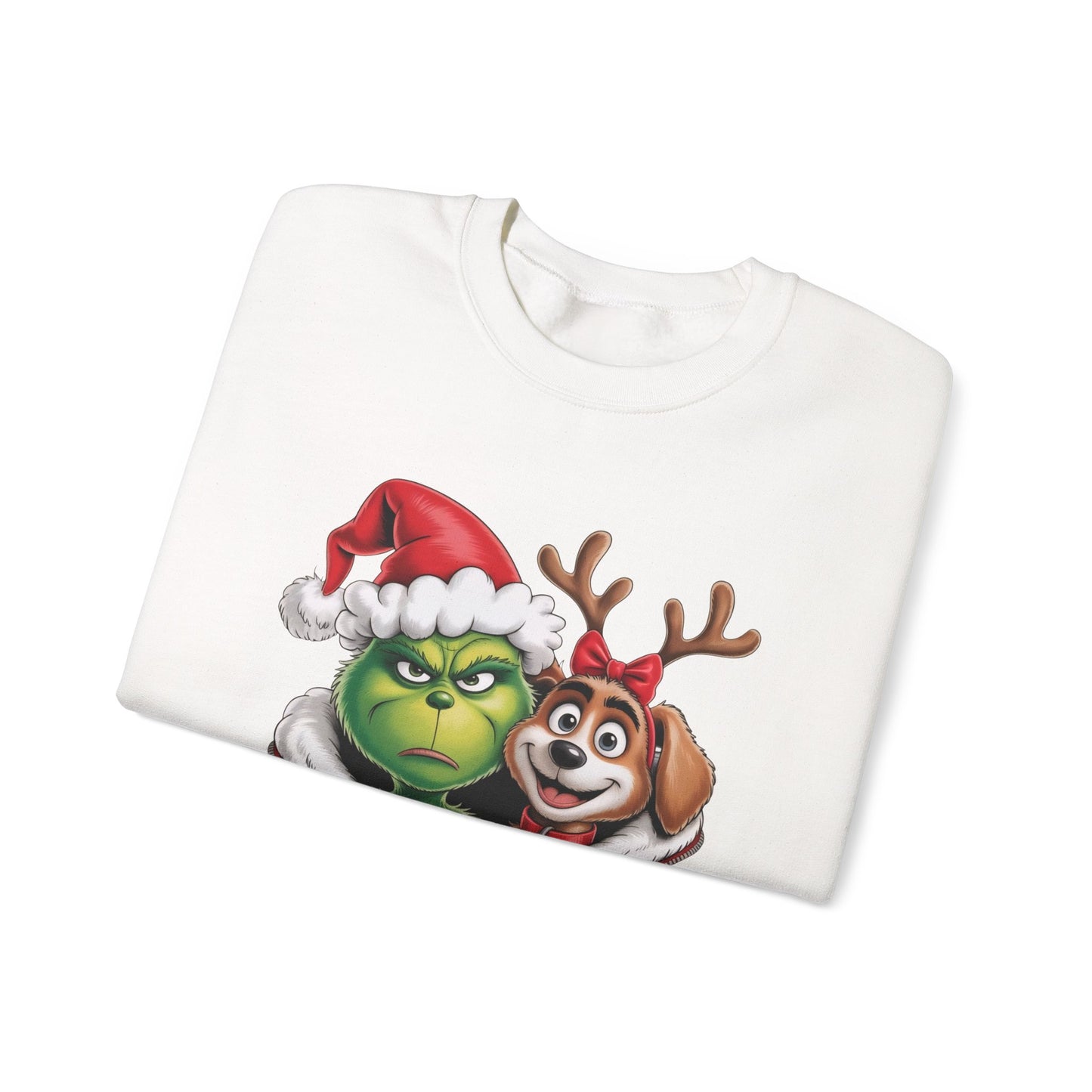 Social Interaction Grinch Unisex Heavy Blend™ Crewneck Sweatshirt