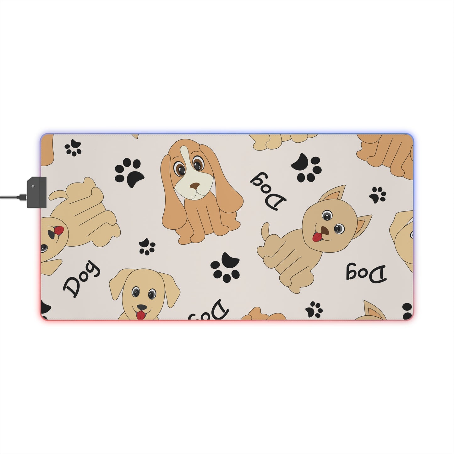 Dog LED Gaming Mouse Pad