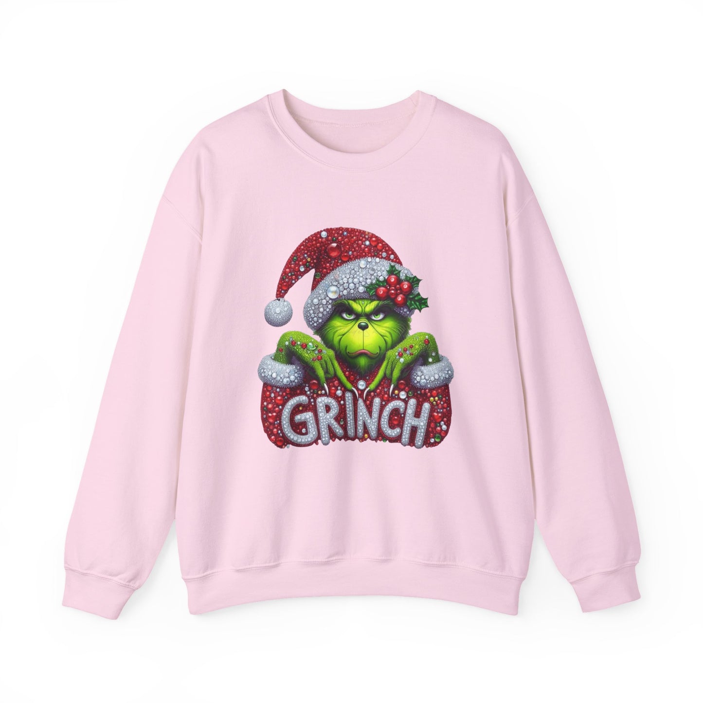Glitter Grinch Unisex Heavy Blend™ Crewneck Sweatshirt
