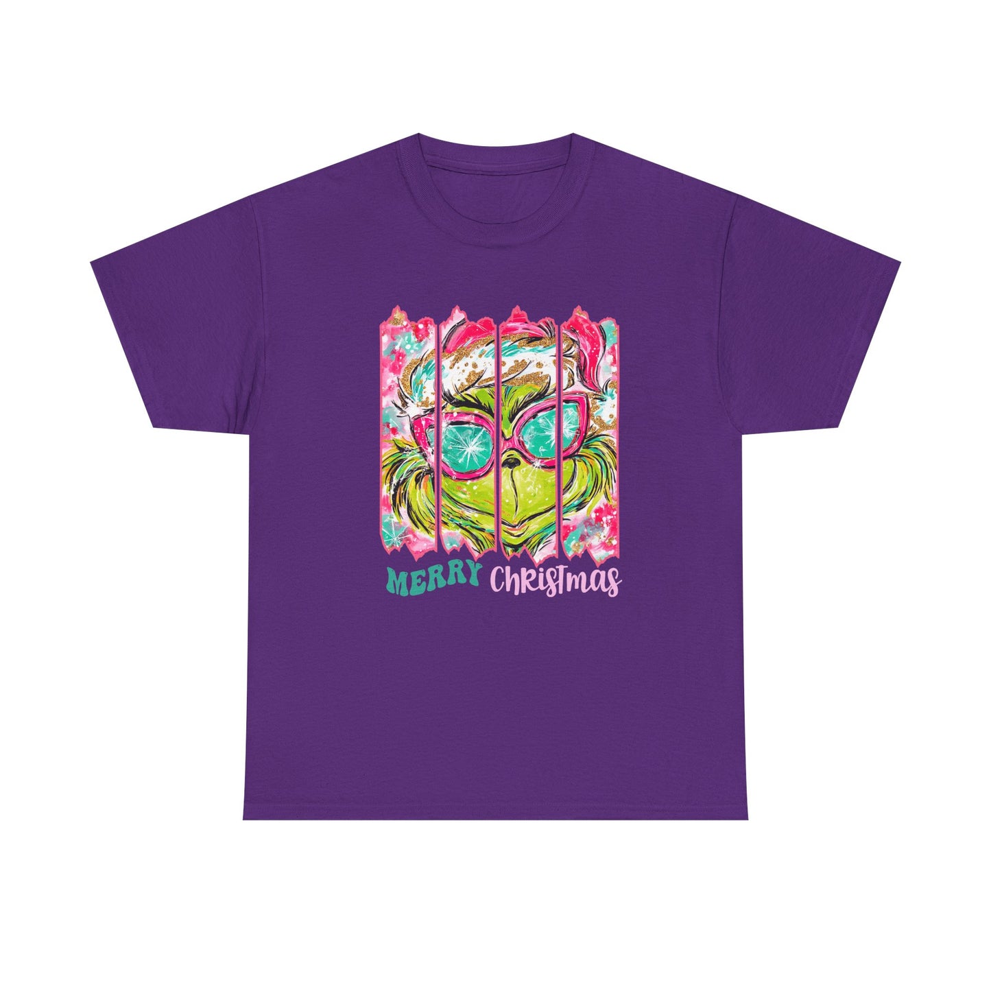 Merry Christmas Grinch Unisex Heavy Cotton Tee
