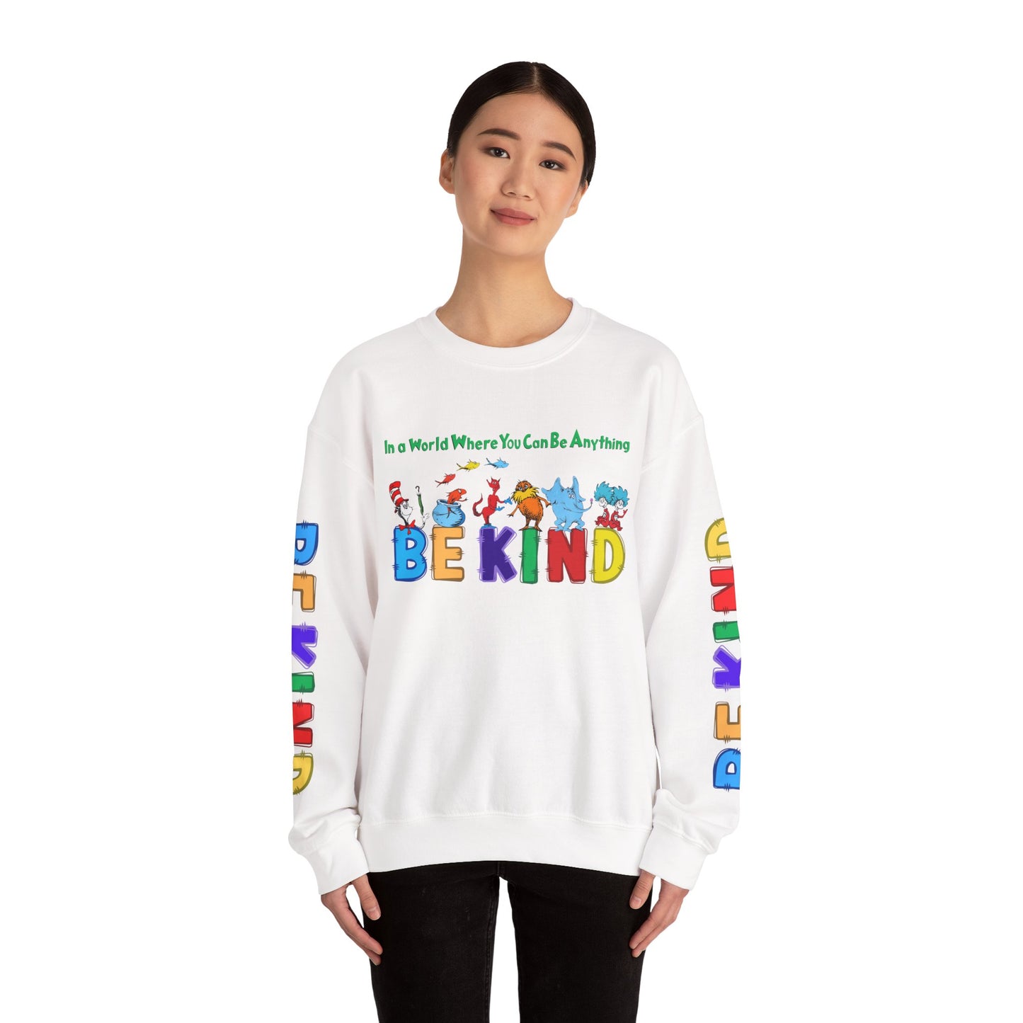 Be Kind Dr.Seuss Unisex Heavy Blend™ Crewneck Sweatshirt