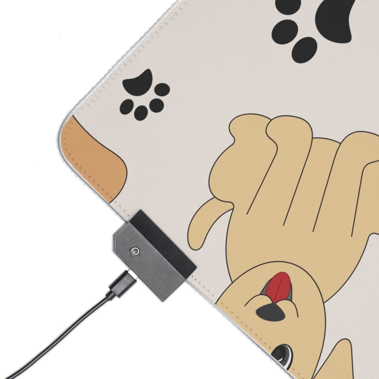 Dog LED Gaming Mouse Pad