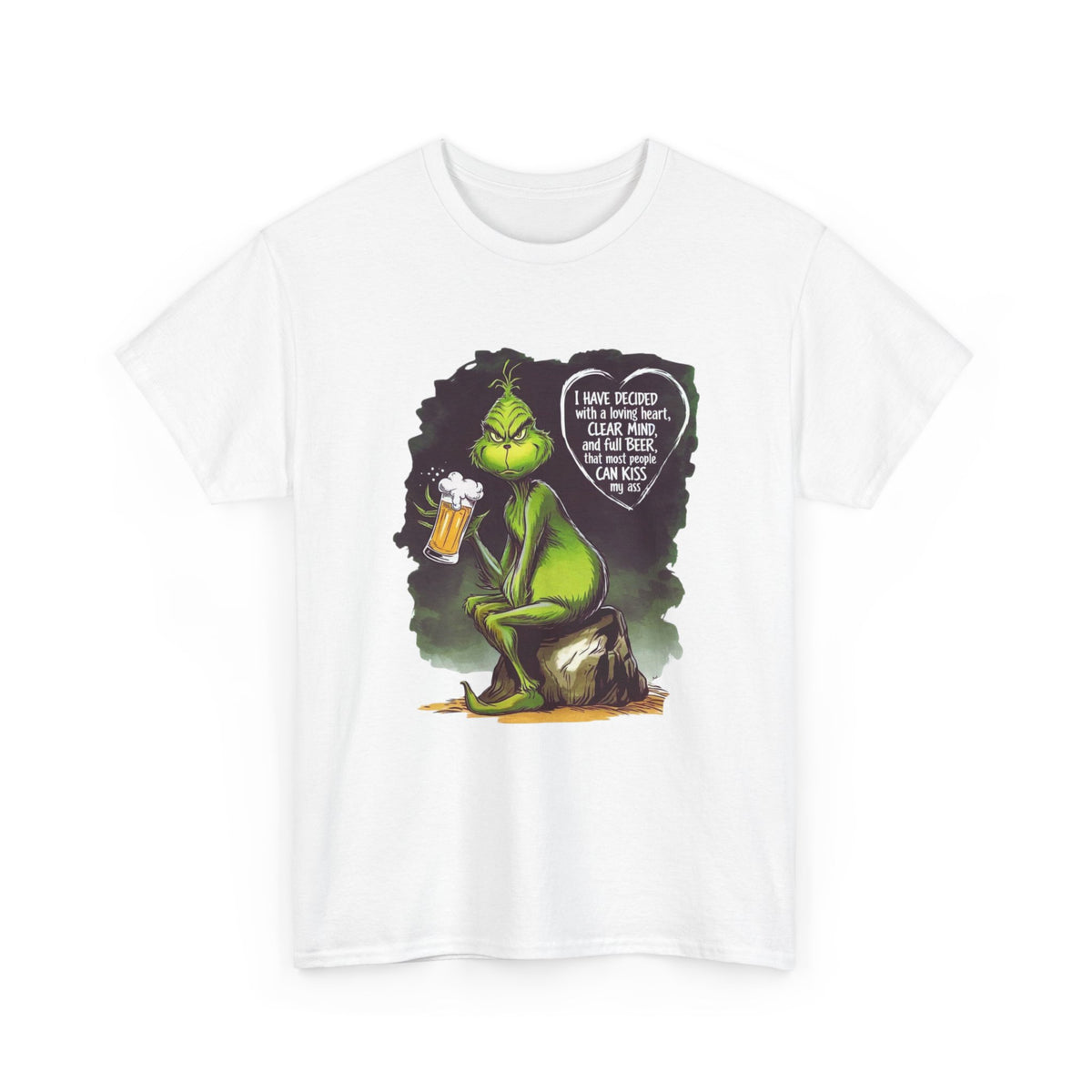 I Have Decided Grinch Unisex Heavy Cotton Tee